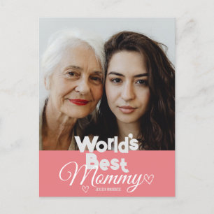Postal Festiva Día de la Madre personalizado, el mejor regalo de 