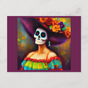 Postal Festiva Día de la Muerte 4