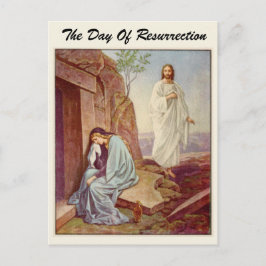 Postal Festiva Día de la resurrección de Pascua