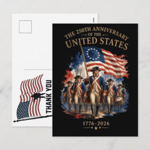 Postal Festiva Día de los Caídos Bandera Americana Gracias Vetera