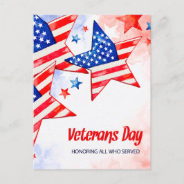 Postal Festiva Día de los Veteranos