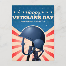 Postal Festiva Día de los Veteranos