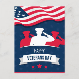 Postal Festiva Día de los Veteranos