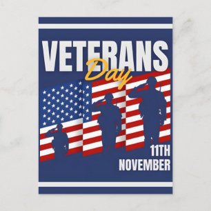 Postal Festiva Día de los Veteranos 2025: Gracias por su Servicio