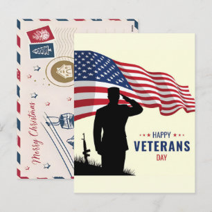 Postal Festiva Día de los Veteranos 2025: Gracias por su Servicio