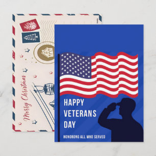 Postal Festiva Día de los Veteranos 2025: Gracias por su Servicio