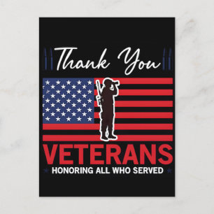 Postal Festiva Día de los Veteranos 2025: Gracias por su Servicio