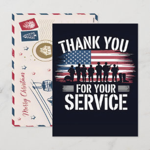 Postal Festiva Día de los Veteranos 2025: Gracias por su Servicio