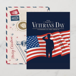 Postal Festiva Día de los Veteranos 2025: Gracias por su Servicio