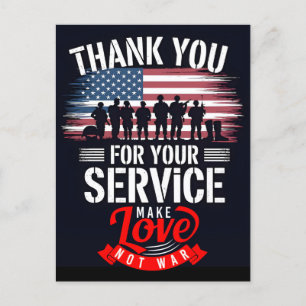 Postal Festiva Día de los Veteranos 2025: Gracias por su Servicio