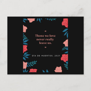 Postal Festiva Dia De Muertos 2021