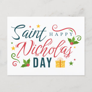 Postal Festiva Día de San Nicolás