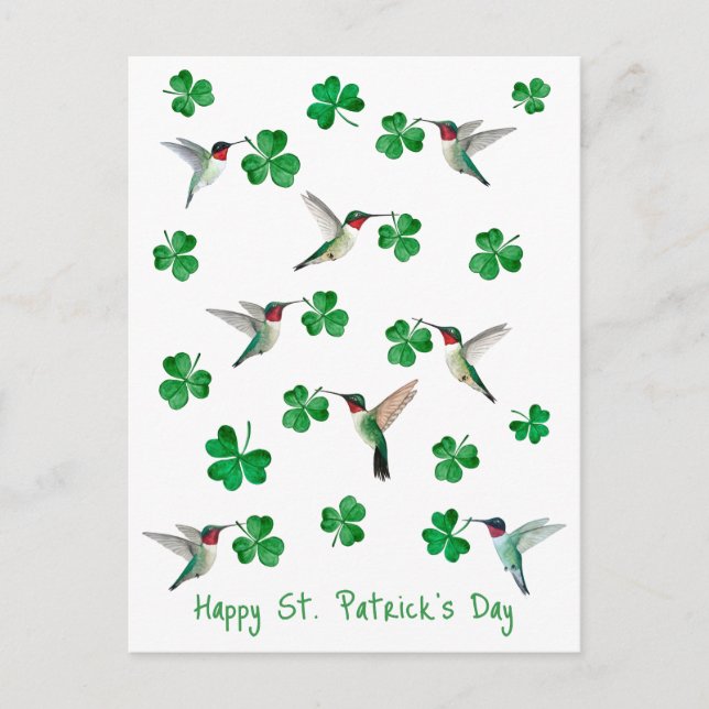Postal Festiva Día de San Patricio (Anverso)