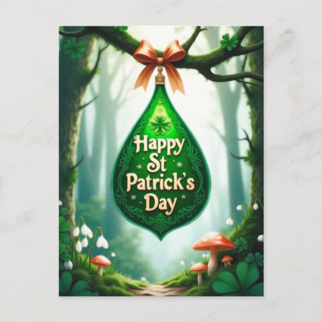 Postal Festiva Día de San Patricio (Anverso)
