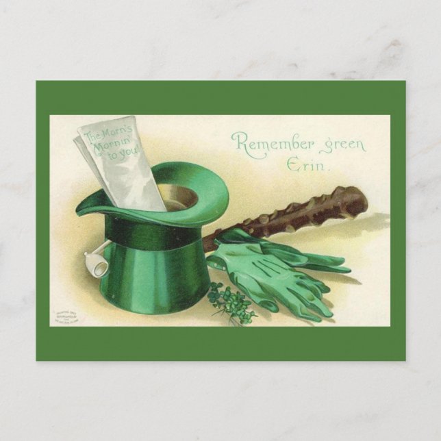 Postal Festiva Día de San Patricio (Anverso)