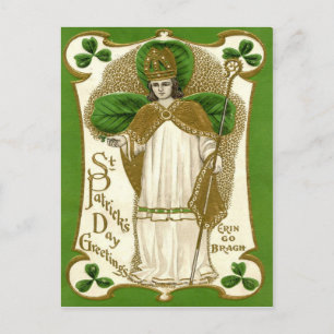 Postal Festiva Día de San Patricio de Victoria
