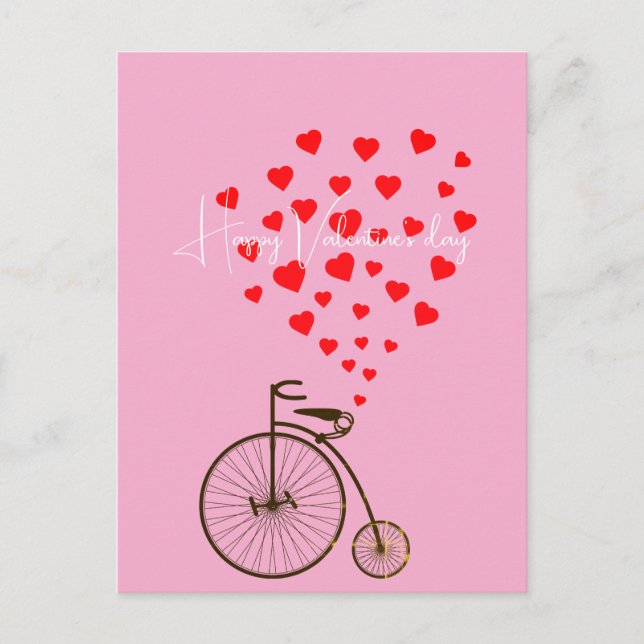 Postal Festiva Día de San Valentín (Anverso)