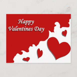 Postal Festiva Día de San Valentín feliz