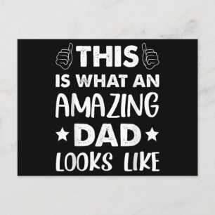 Postal Festiva Día Del Padre Así Se Ve Un Papá Increíble