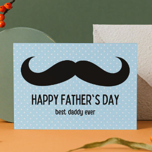 Postal Festiva Día del Padre Mustache