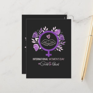 Postal Festiva Día Internacional de la Mujer 2026 8 de marzo