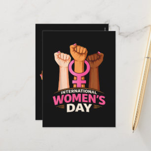 Postal Festiva Día Internacional de la Mujer 8 marzo