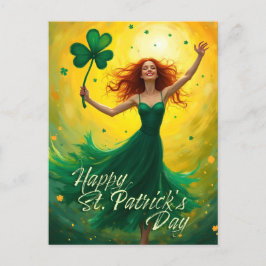 Postal Festiva Día mágico de San Patricio