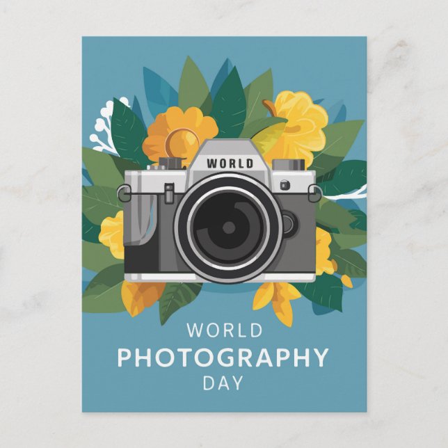 Postal Festiva Día Mundial de la Fotografía (Anverso)