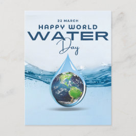 Postal Festiva Día Mundial del Agua