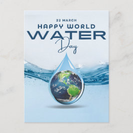 Postal Festiva Día Mundial del Agua