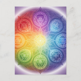 Postal Festiva Die 7 Chakren´9