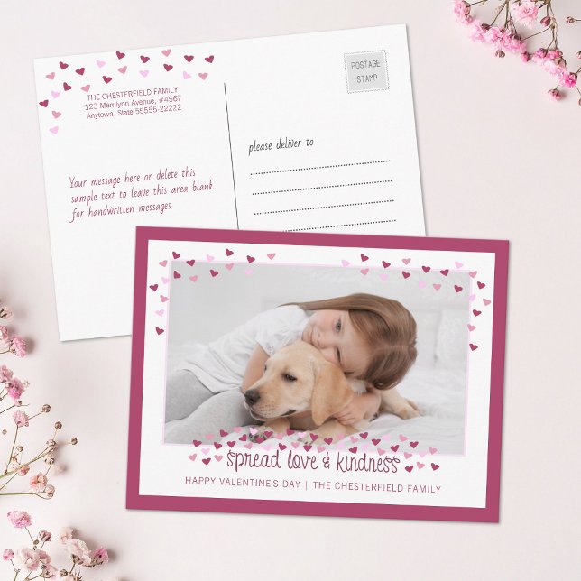 Postal Festiva DIFUNDIR AMOR Y AMOR A Valentín (Subido por el creador)