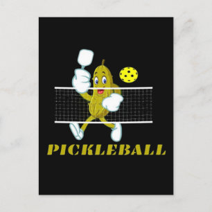 Postal Festiva Dill funny jugando pickleball