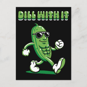 Postal Festiva Dill With It Pickle Pun