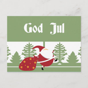 Postal Festiva Dios julio Santa