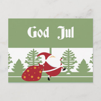 Postal Festiva Dios julio Santa