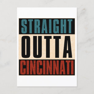 Postal Festiva Directamente Fuera de Cincinnati Ohio OH