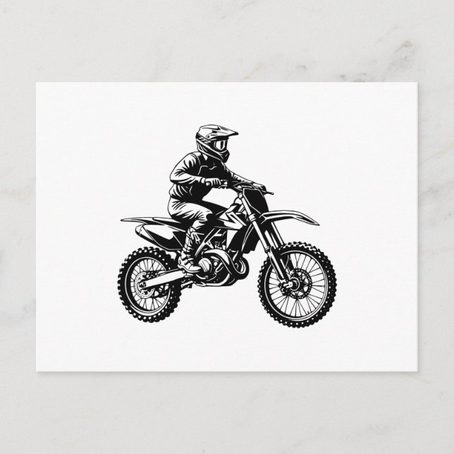 Postal Festiva Dirt Bike Rider  (Anverso)