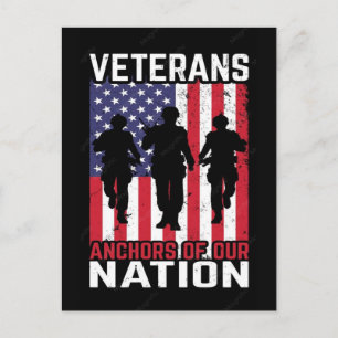 Postal Festiva Diseño de camiseta de veterano diseño tipográfico 