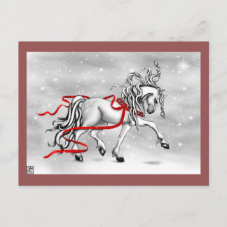 Postal Festiva Diseño de las campanas de nieve de los navidades