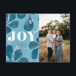 Postal Festiva Diseño de Navidades de Alegría<br><div class="desc">Feliz Navidad Saludos Feliz Navidad Diseño</div>