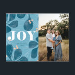 Postal Festiva Diseño de Navidades de Alegría<br><div class="desc">Feliz Navidad Saludos Feliz Navidad Diseño</div>