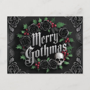 Postal Festiva Diseño de Navidades góticos victorianos - Eleganci