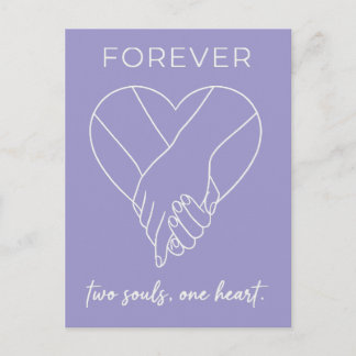 Postal Festiva Diseño de San Valentín para Siempre | Pareja Un Co