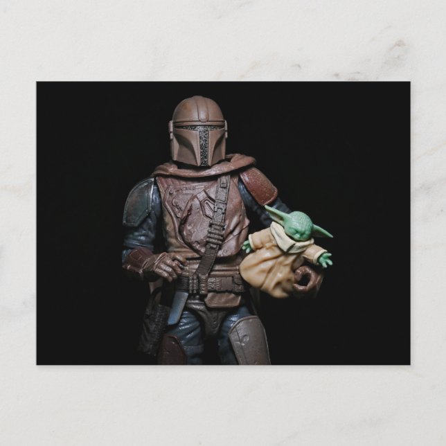 Postal Festiva Diseño de Toy Photography Sci Fi (Anverso)