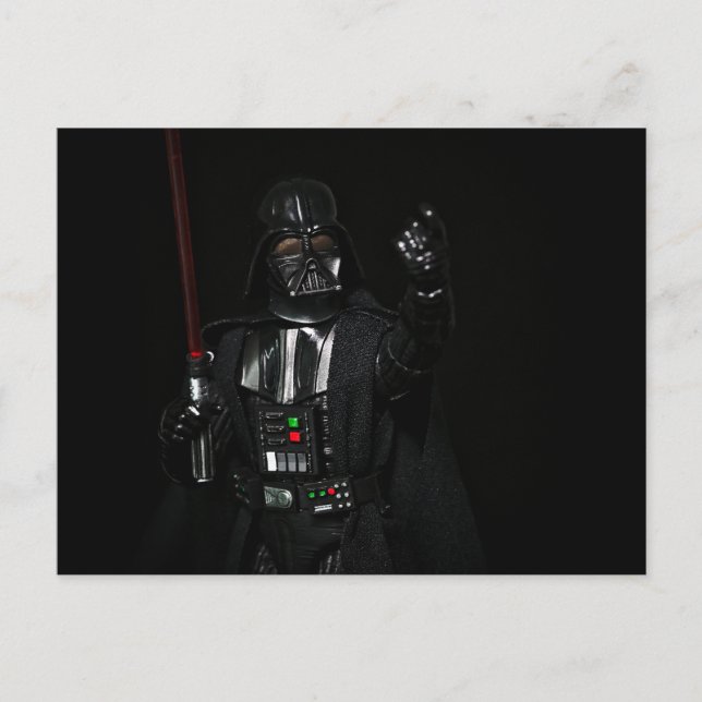 Postal Festiva Diseño de Toy Photography Sci Fi (Anverso)