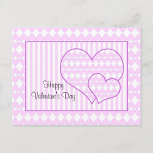 Postal Festiva Diseño de Valentine Heart