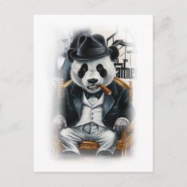 Postal Festiva Diseño divertido de parodia de película en blanco