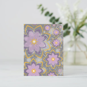 Postal Festiva Diseño floral 10