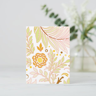 Postal Festiva Diseño floral 19